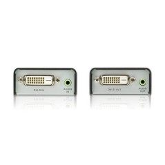 Aten VE600A-AT DVI Audio RJ45 Extender - High-Performance, Long-Distance Solution for Crystal Clear Video & Audio